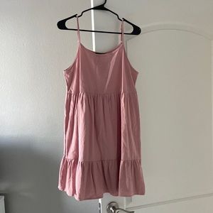 Light pink babydoll summer dress